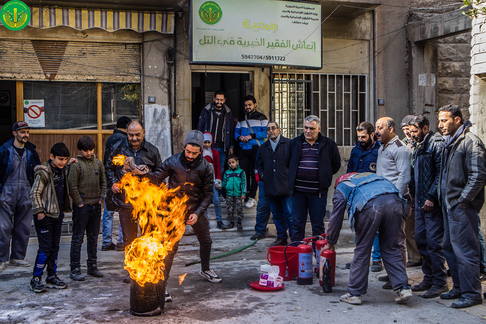 طرق إخماد الحرائق وطرق الإخلاء المنظم